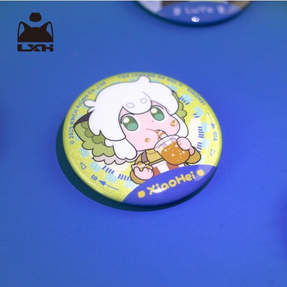 LXH-The Legend of Luo Xiaohei Movie 2 Official Authentic Watch the Movie Together Badge